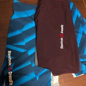 2 pairs of men’s Reebok crossfit shorts sz L